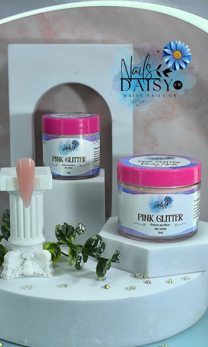 Acrílico Pink Glitter 2oz