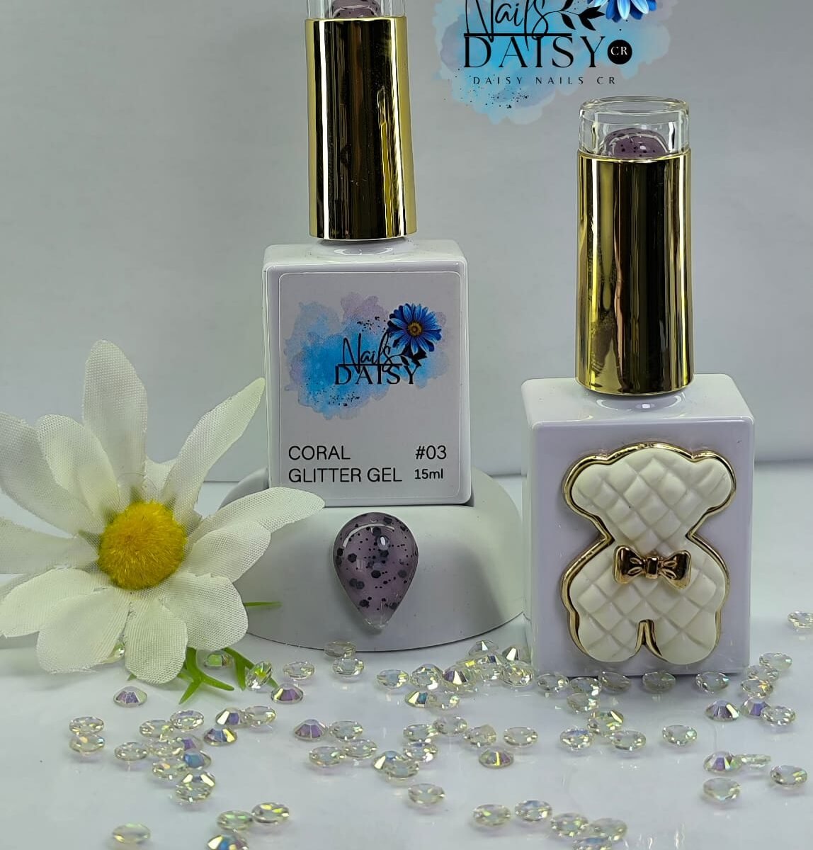 Coral Glitter Gel (Codornis) #3 - 15ml