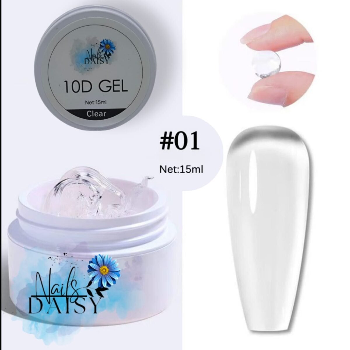 Gel Solido Transparente 15ml