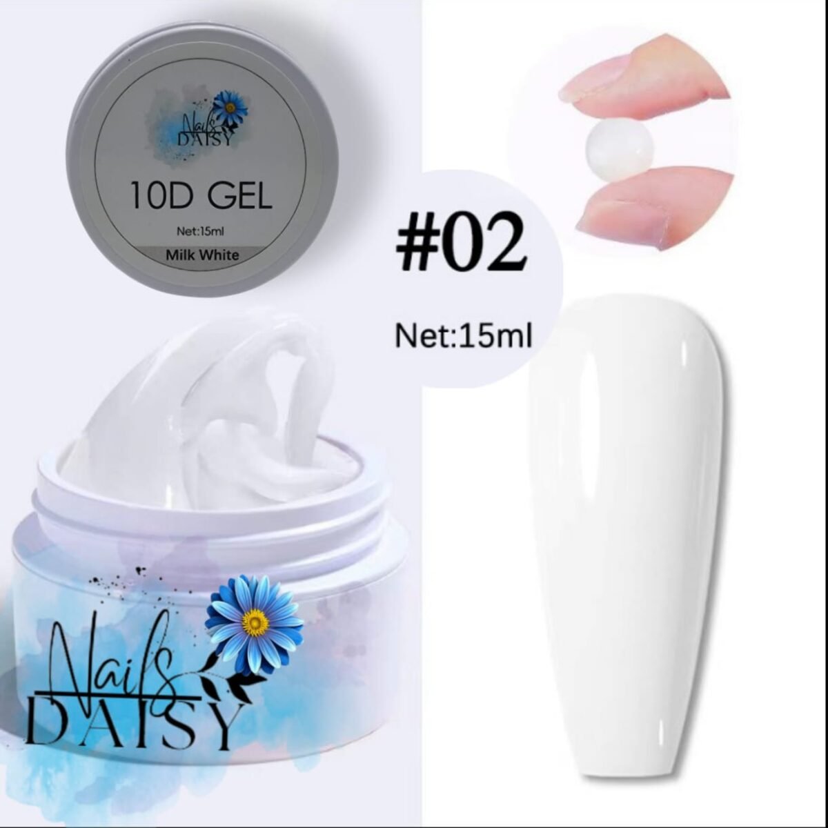 Gel Solido Blanco 15ml