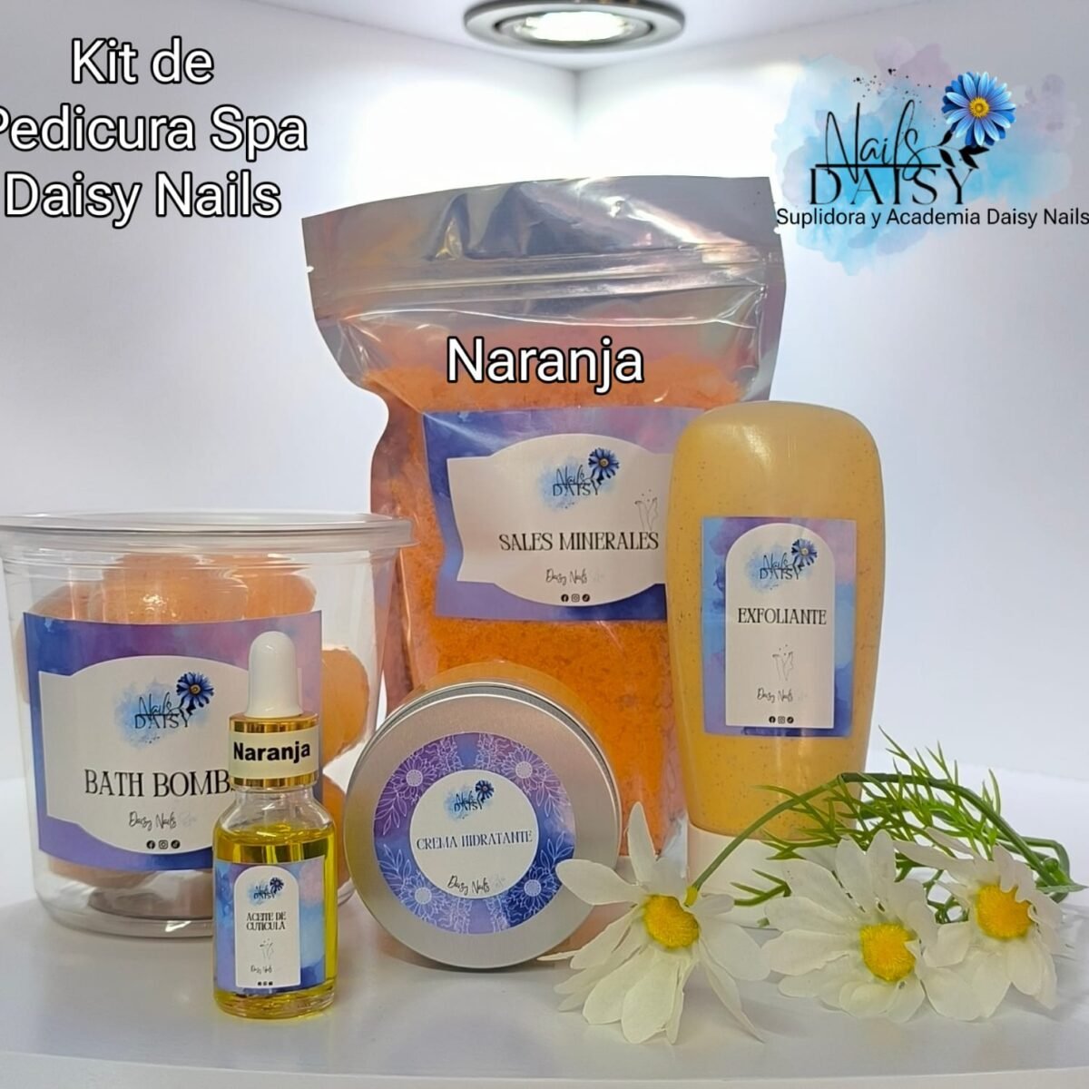 Kit Pedicura Naranja