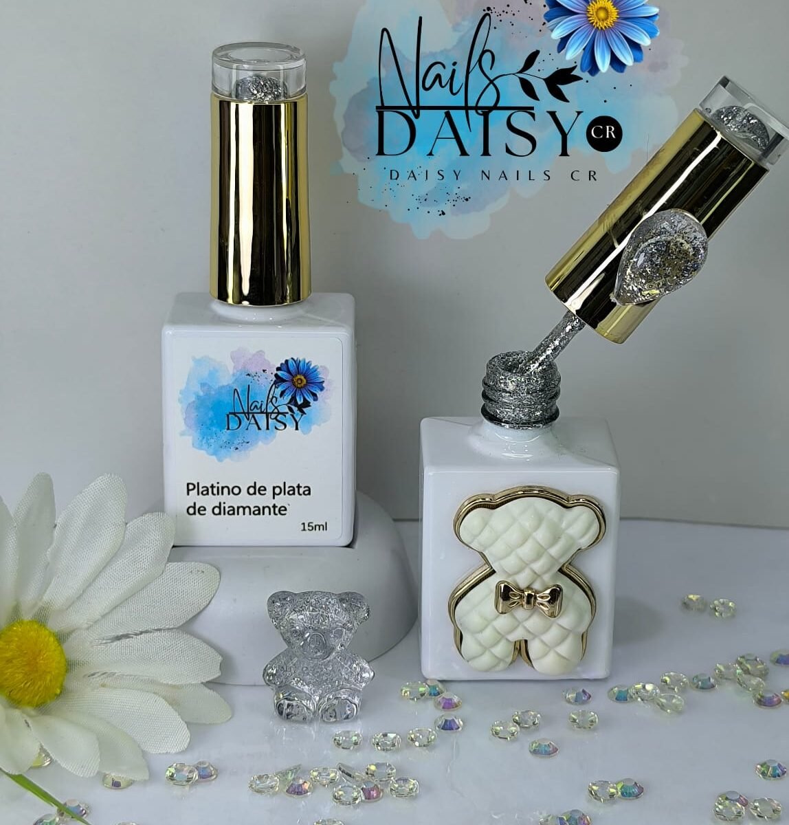 Semipermanente Colección Diamante: Plata - 15ml