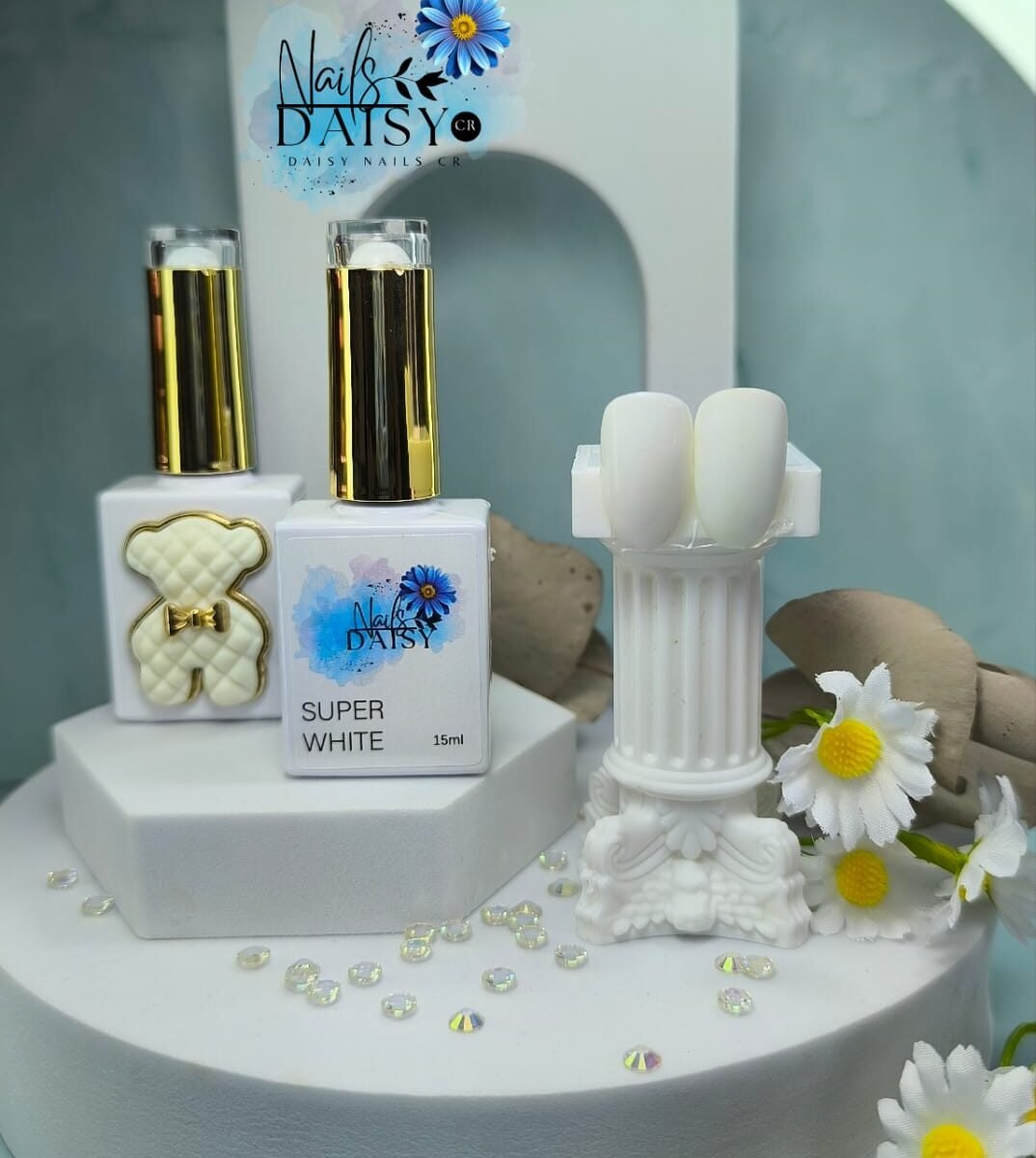 Semipermanente Daisy Nails 15ml -  #01 Blanco liso