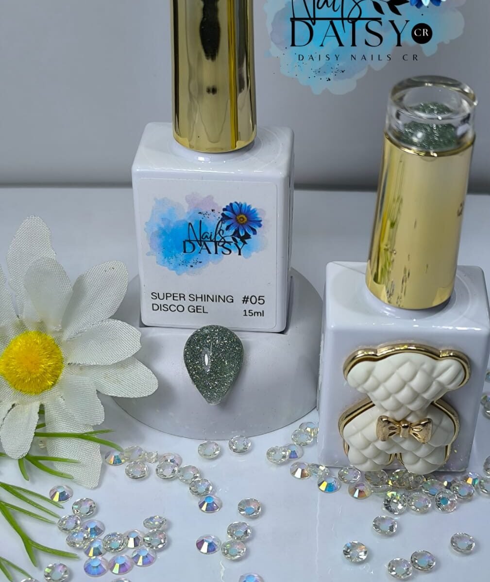 Semipermanente 15ml: Super escarchado Disco Gel #05