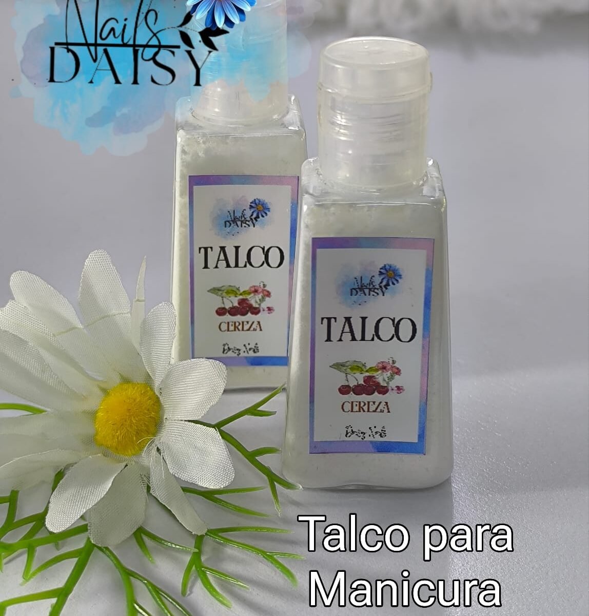 Talco pequeño para manicura - Cereza