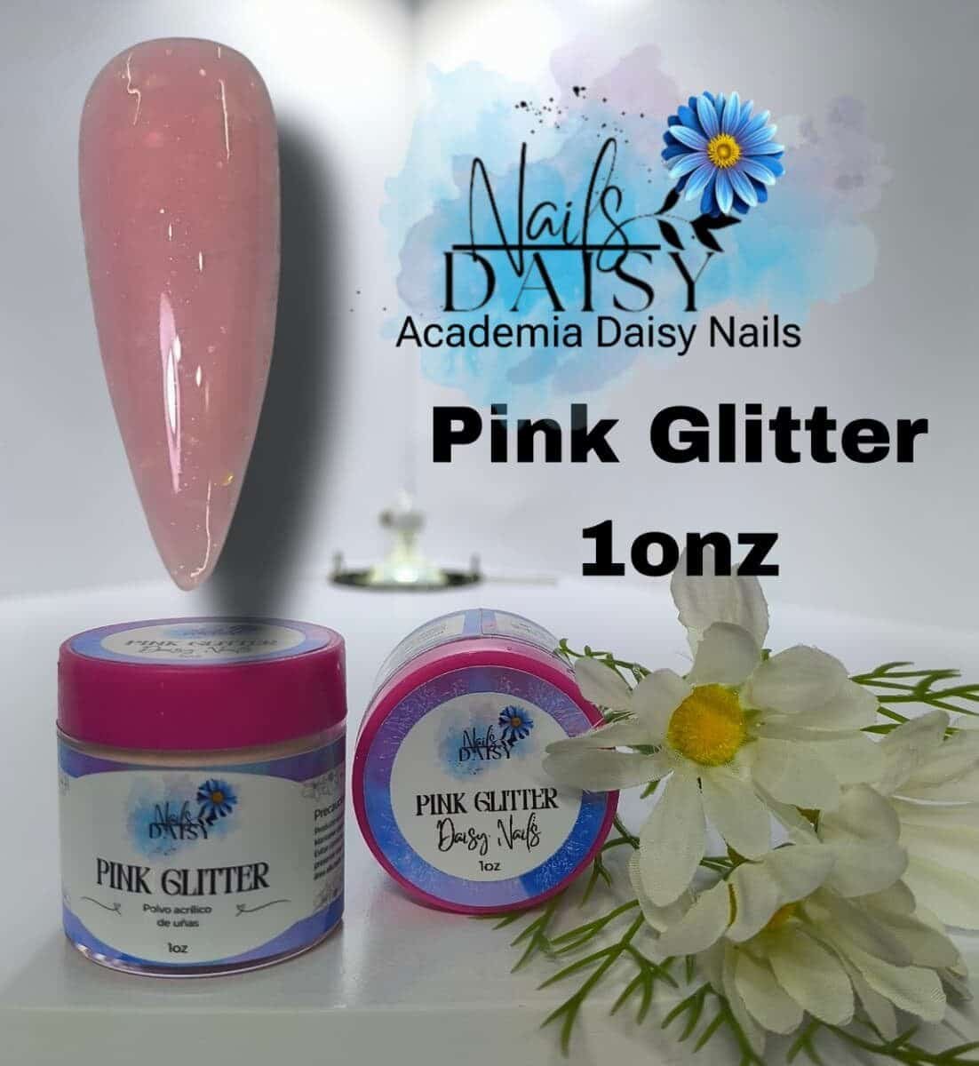 Acrílico Pink Glitter 1oz